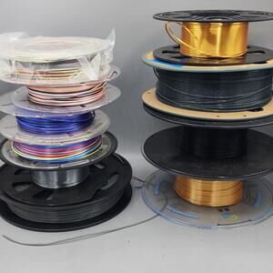 3D Printer Filament 9 Partial Rolls 1 New Sealed 1.75 PLA READ